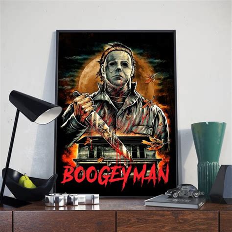 Michael Myers Halloween Boogeyman Horror Character Movies Poster