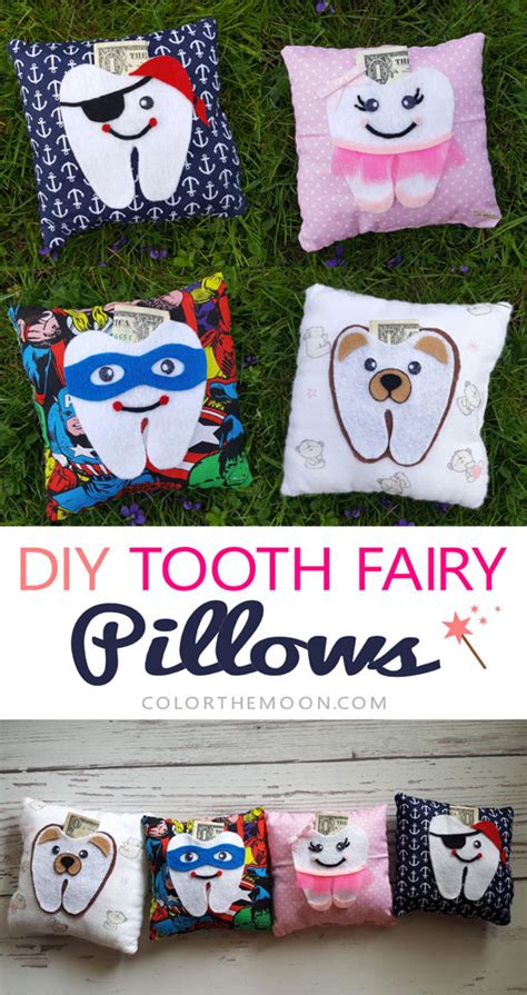 Diy Tooth Fairy Pillows Tooth Fairy Pillow Diy Tooth Fairy Pillow
