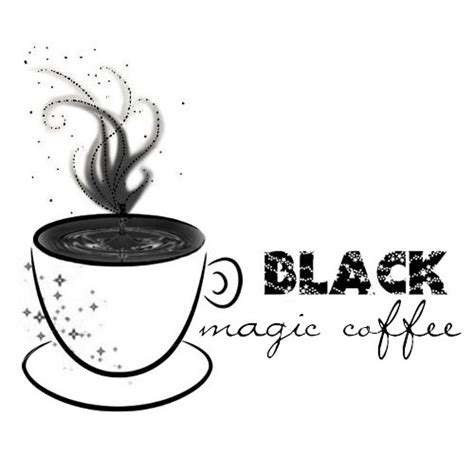 Valentine`s day or love concept. Black Magic Coffee Beans