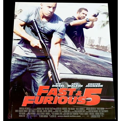 Affiche De Fast And Furious 5