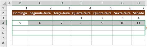 Calendário no Excel Passo a Passo Simples e Detalhado