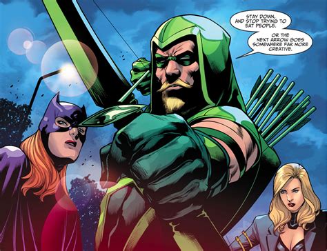 Batgirl Black Canary And Green Arrow Vs Killer Croc Injustice Ii