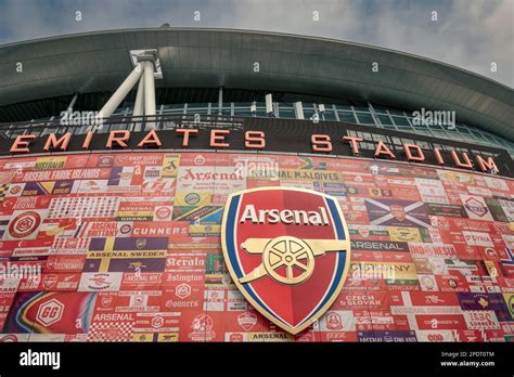 The Emirates Stadium Is Home To Premiership Team Arsenal Football Club