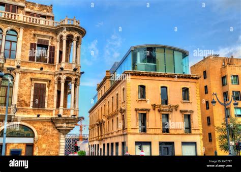 Buildings In Downtown Beirut Lebanon Stock Photo Alamy