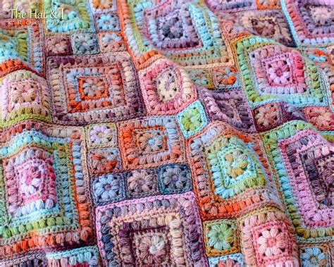 Crochet PATTERN Square Scramble Crochet Blanket Pattern Etsy Australia