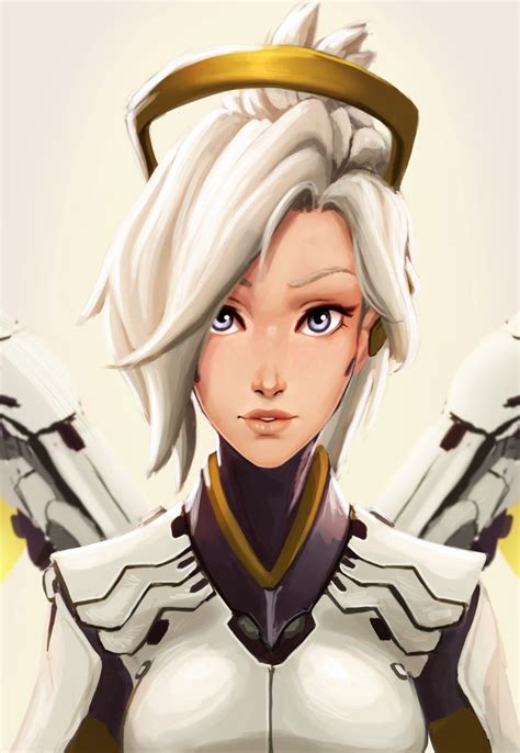 mercy overwatch wallpaper enwallpaper