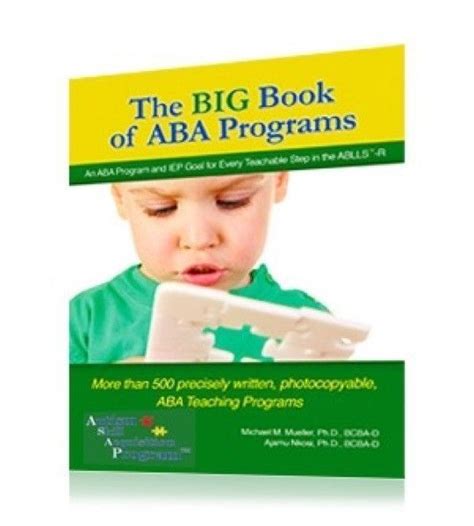 The Big Book Of Aba Programs Aba Teaching Teaching Programs Aba Therapy