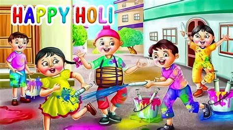 Incredible Compilation Of Full 4k Cartoon Holi Images Over 999 Must See Holi Images