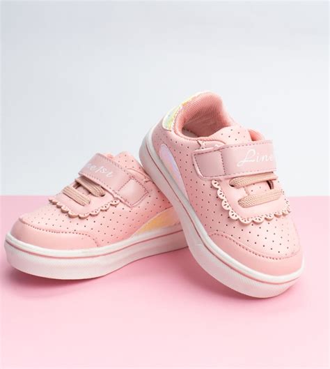 Babytoddler Girl Velcro Closure Pink Casual Shoes • Shop Online In