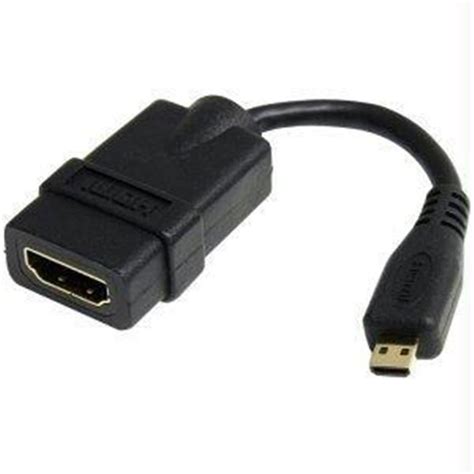 Startech 5in High Speed Hdmi Adapter Cable With Ethernet To Hdmi Micro