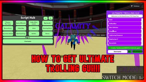 How To Get Ultimate Trolling Gui In Your Roblox Game Youtube