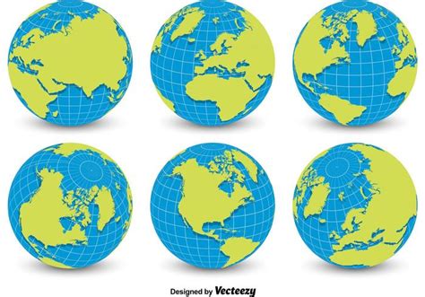 World Globe Grid Vectors Download Free Vector Art Stock Graphics