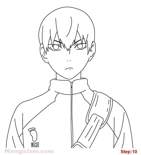 Haikyuu Characters Outline - Haikyuu Anime Coloring Pages - Anime