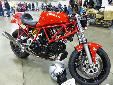 Oldmotodude 1990 Ducati 750 Sport On Display At The 2016 Idaho Vintage