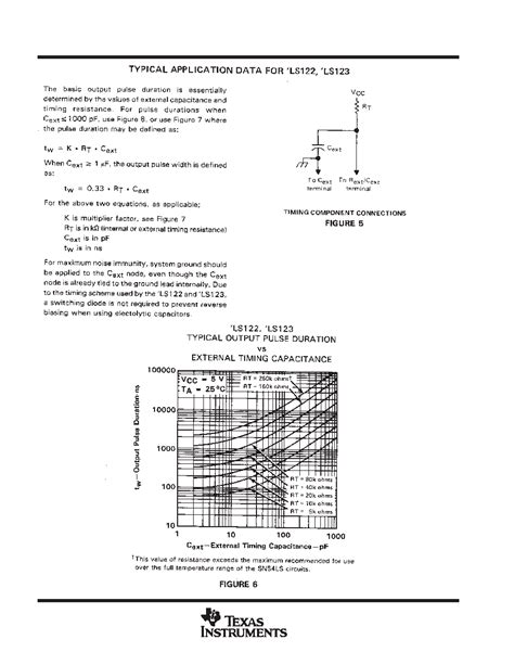 Sn74123n Datasheet812 Pages Ti Retriggerable Monostable Multivibrators