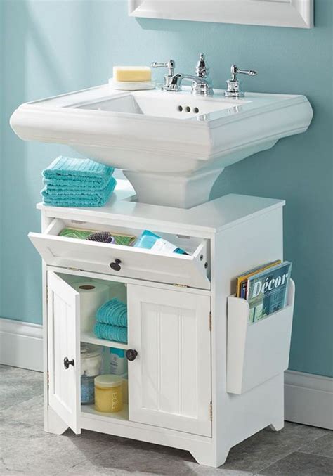 Bathroom Pedestal Sink Storage Online Information