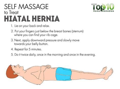 Home Remedies For Hiatal Hernias Top 10 Home Remedies Self Massage