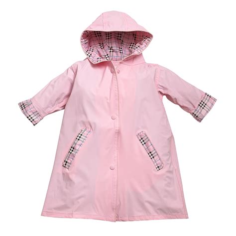 Fit Rite Boys Girls Hooded Waterproof Long Raincoat Full Length Rain