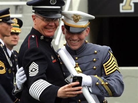 At West Point Graduation Biden Praises The Parents