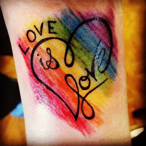 Gay Pride Tattoos Popsugar Love And Sex