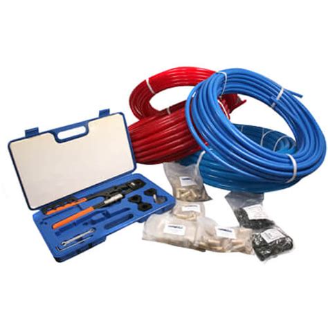 Pex plumbing is a polyethylene pipe that was made in germany, but has made its way to the united states. CRIMPPACK - Bluefin CRIMPPACK - PEX Crimp Starter Kit