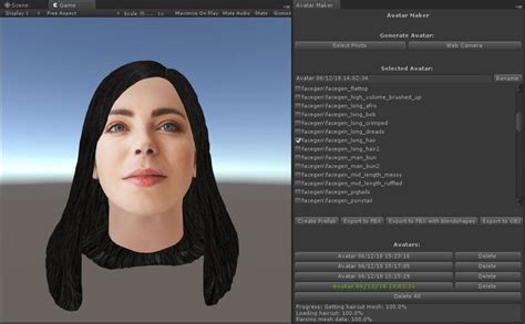 [released] avatar maker 3d avatar from a single selfie unity forum