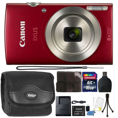 Canon Powershot Ixus 185 Elph 180 20mp Compact Digital Camera Red