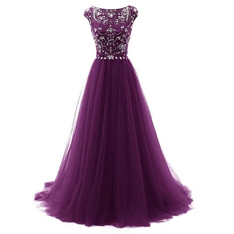 Purple Prom Dress Long Prom Dress Formal Prom Dress Moddress