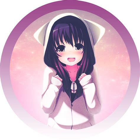 Cute Anime Girl Stickers By Aikeno Redbubble