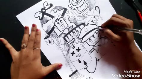 Tutorial Doodle Art Easy Ways To Create U R Own Doodle Youtube