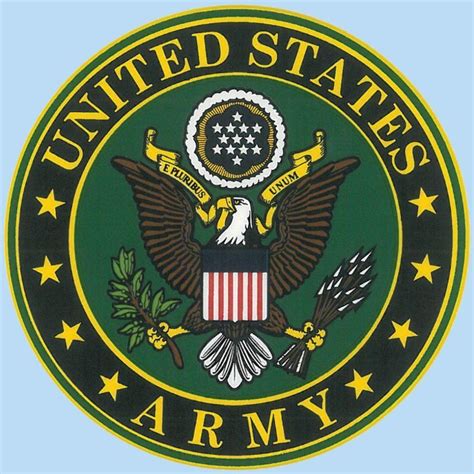 Us Army Crest 425x45 Decal Military Republic