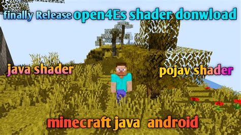 Donwloade Open Es Chocapic Shader In Minecraft Pojav Louncher Java Edition Android Youtube