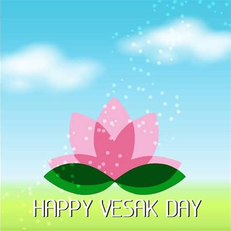 Happy vesak day banner with gold buddha temple , bodhi leaf branch and circle full moon vector design. 50+ Best Vesak Day Wish Pictures And Photos