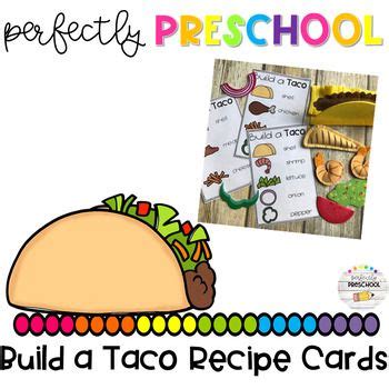 Teach students how to make a taco with this recipe and cooking lesson perfect for distance learning, cinco de mayo, spanish, taco tuesday or dragons love tacos! Build a Taco Recipe Cards (With images) | Recipe cards