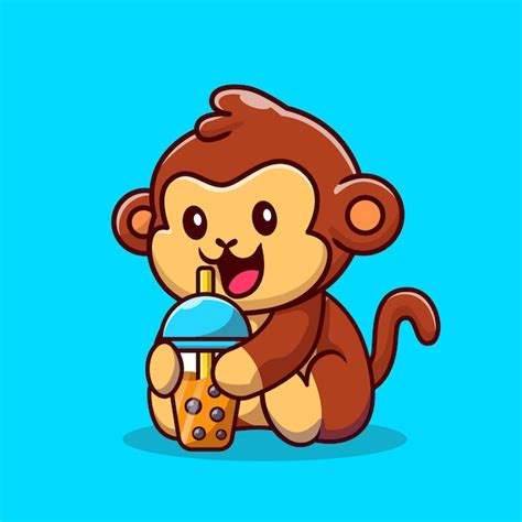 Monkeys Drinking Vectors And Illustrations For Free Download Freepik