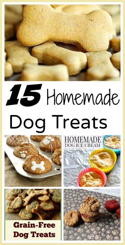 15 Easy Homemade Dog Treats