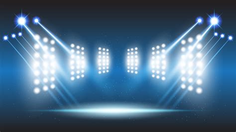 Free Colorful Stage Lights Background Vector New Down