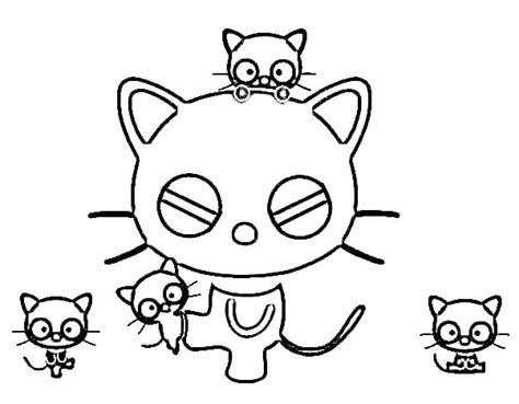 Free Drawing Of Chococat Coloring Page Download Print Or Color