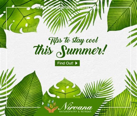 7 Naturopathy Tips To Stay Cool This Summer Nirvana Naturopathy