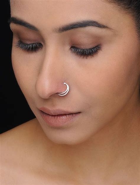 Buy Classic Silver Nose Pin Online At Nose Jewelry