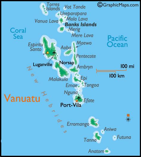 Get more informative vanuatu maps like political, physical, location, outline, thematic etc. Vanuatu » David Fairweather.com