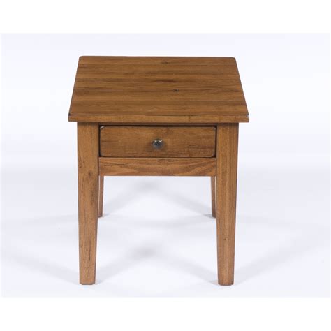 Chairside table oval end table tables with storage modern square, source: Attic Heirlooms End Table | Wayfair