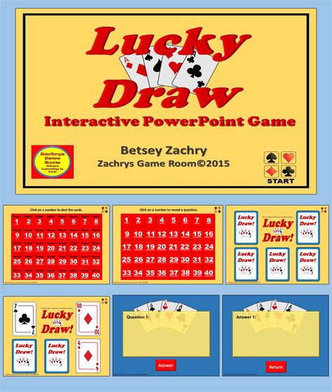 Lucky Draw Is A Fun Interactive Educational Powerpoint Game Template