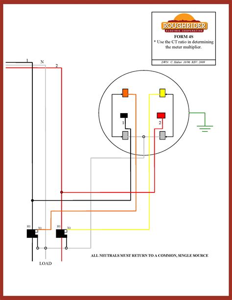 Electricity Meter Circuit Diagram