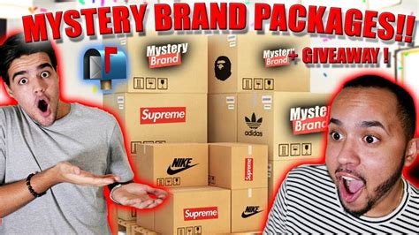 Mystery Brand Mail Unboxing Online Hypebeast Mystery Boxes Supreme