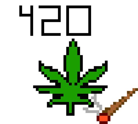 420 Weed And Blunt Pixel Art Maker