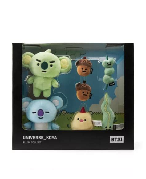 Bt21 Universe Official Bts Authentic Goods Koya Standing Plush 7 Dolls