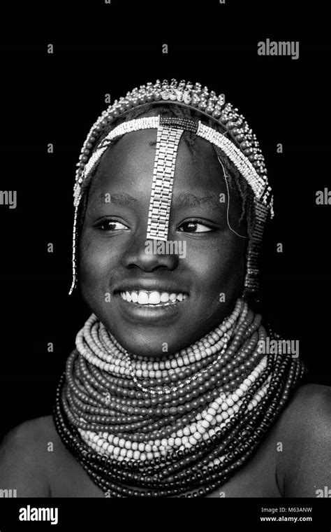 A Portrait Of A Girl From The Nyangatom Tribe Lower Omo Valley