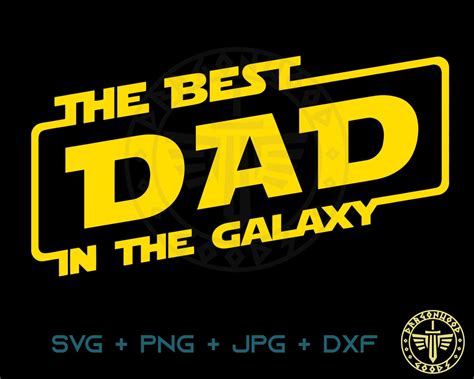 Best Dad in the Galaxy SVG PNG JPG Digital Cricut Game Sign | Etsy