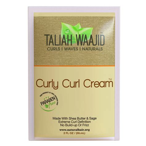 Taliah Waajid Curly Curl Cream 2 Oz